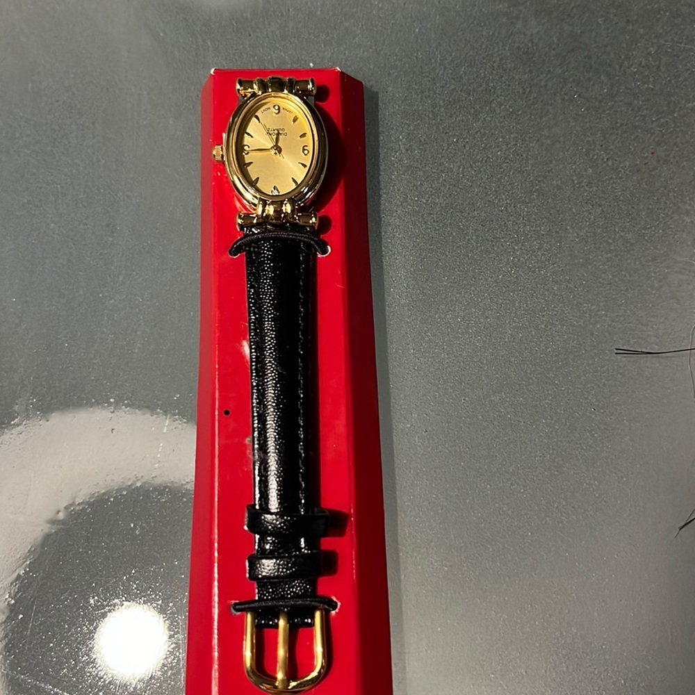 Black skinny watch